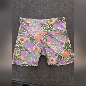 Tory Burch Floral Printed Biker Shorts